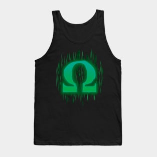 Greek Omega - Bluey Green Tank Top